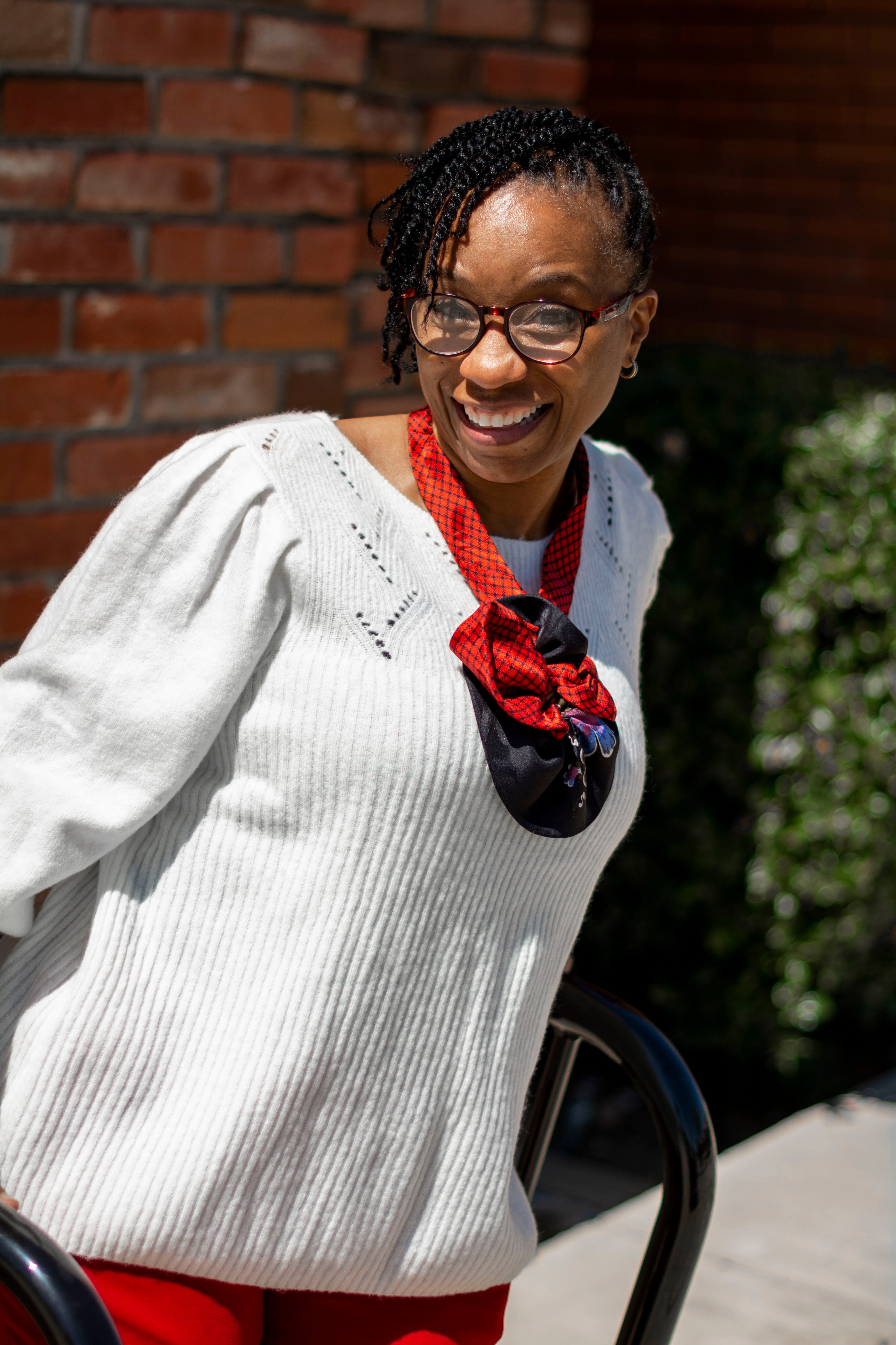 Red, Black, & White Neck Candy