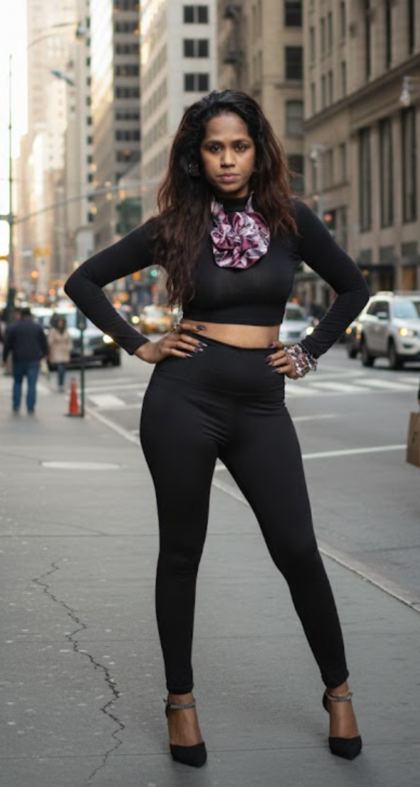 Maroon and White Plaid Neck Candy