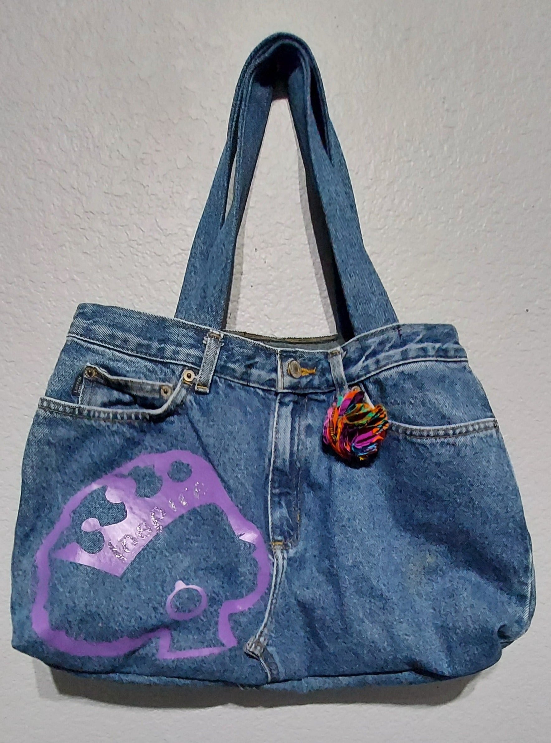 Repurposed Denim Purse/Tote Bag