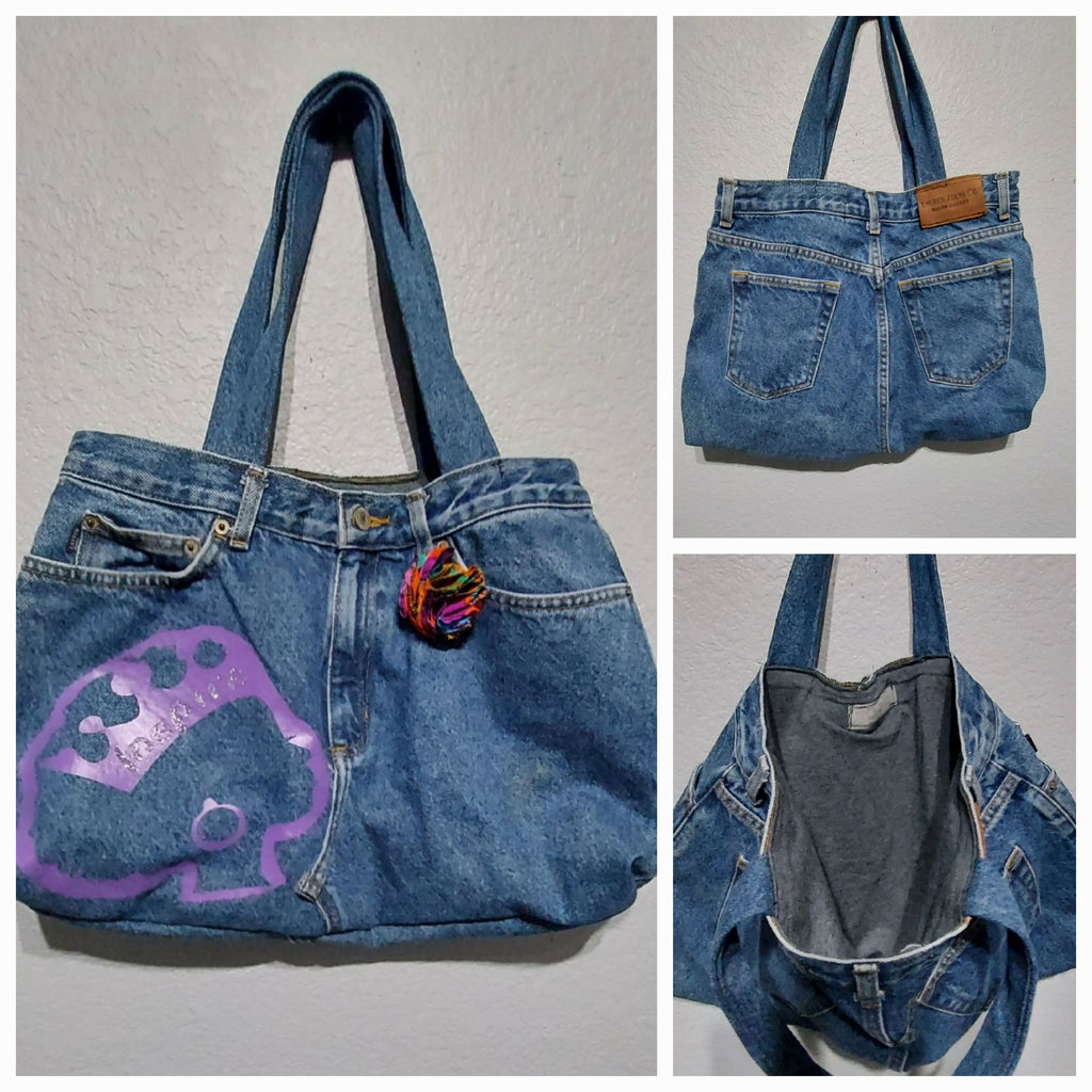 Repurposed Denim Purse/Tote Bag